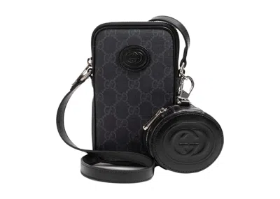 Pre-owned Gucci Interlocking G Mini Bag In Black/grey