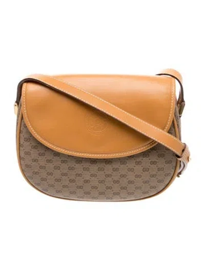 Pre-owned Gucci Interlocking G Ophidia Vintage In Brown