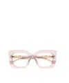 Gucci Interlocking G Oversize-frame Glasses In Pink