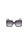 Gucci Interlocking G Oversized Square-frame Sunglasses In Gray