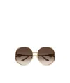 Gucci Interlocking G Oversized Sunglasses In Green
