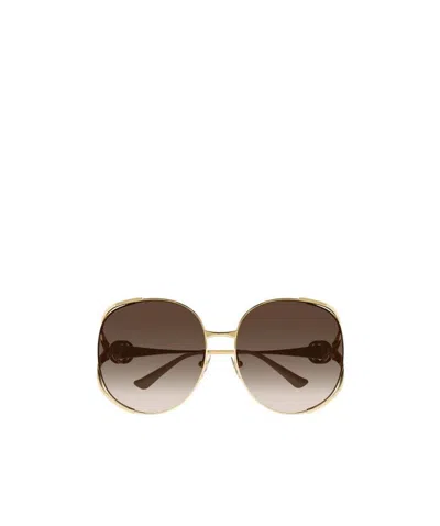 Gucci Interlocking G Oversized Sunglasses In Green