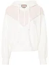 Gucci Interlocking G-patch Cotton Sweatshirt In Neutrals