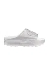 Gucci Interlocking G Platform Slides In White
