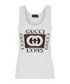 Gucci Interlocking G-print Cotton Top In White