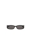 Gucci Interlocking G Rectangle-frame Sunglasses In Gray