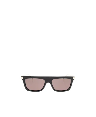Gucci Interlocking G Rectangle-frame Sunglasses In Nude