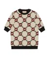 Gucci Interlocking G Reversible Jumper In Nude