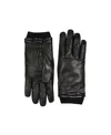 Gucci Interlocking G Rib Gloves In Black