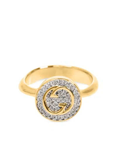 Gucci Interlocking G Ring In Gold