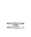 Gucci Interlocking G Ring In Silver