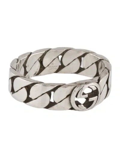 Pre-owned Gucci Interlocking G Ring In Multi