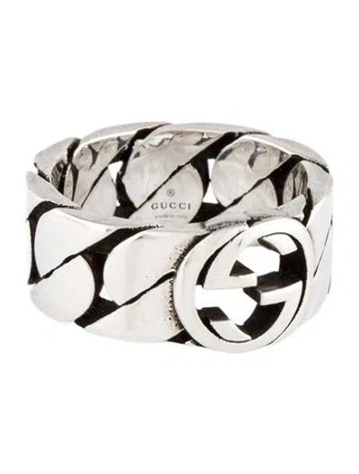Pre-owned Gucci Interlocking G Ring In Multi