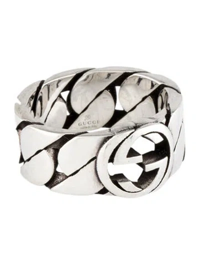 Pre-owned Gucci Interlocking G Ring In Multi