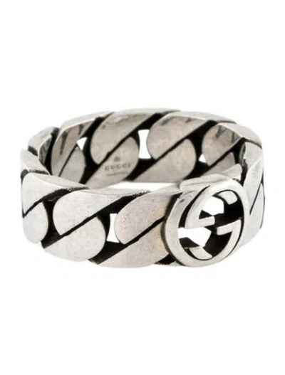 Pre-owned Gucci Interlocking G Ring In Multi