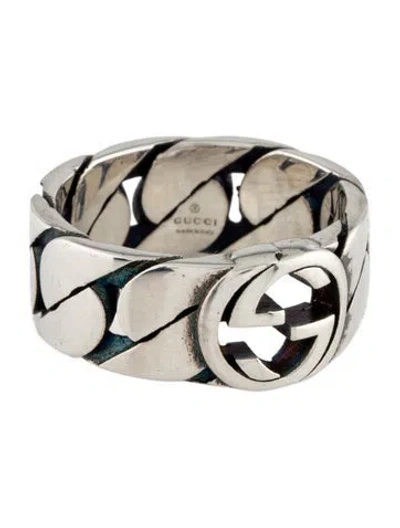 Pre-owned Gucci Interlocking G Ring In Multicolor