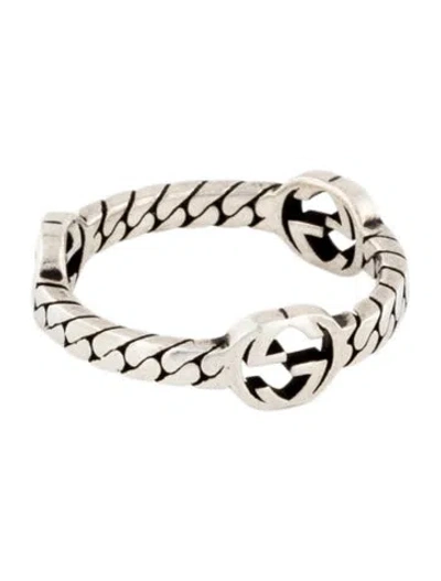 Pre-owned Gucci Interlocking G Ring In Multicolor