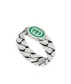 Gucci Interlocking G Ring In Purple