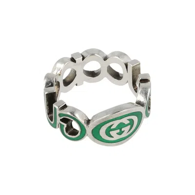Pre-owned Gucci Interlocking G Ring 'silver' | Men's Size 21