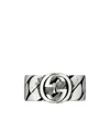 Gucci Interlocking G Ring In White