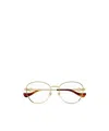 Gucci Interlocking G Round-frame Glasses In Nude