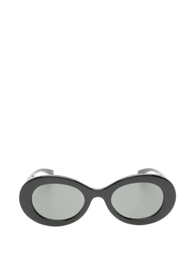 Gucci Interlocking G Round-frame Sunglasses In Black