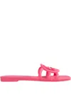Gucci Interlocking G Sandals In Pink