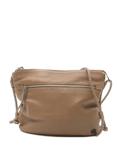 Pre-owned Gucci Interlocking G Shoulder Bag In Brown