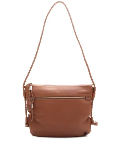 Pre-owned Gucci Interlocking G Shoulder Bag In Brown