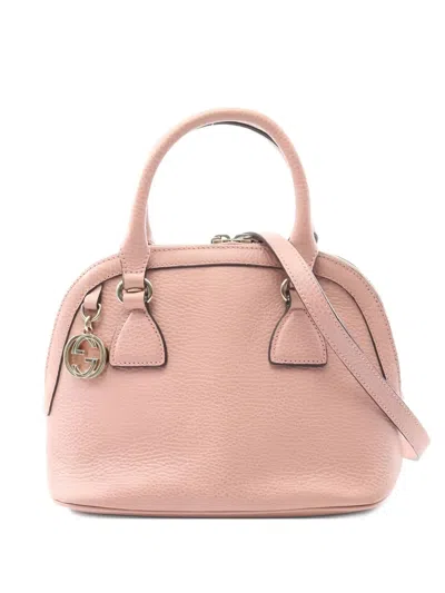 Pre-owned Gucci Interlocking G Shoulder Bag In Pink
