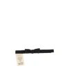 Gucci Interlocking G Silk Bow Tie In Black