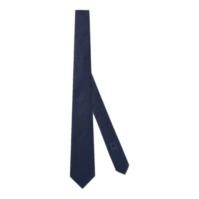 Gucci Interlocking G Silk Jacquard Tie In Green