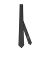 Gucci Interlocking G Silk-wool Tie In Black
