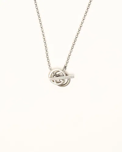 Gucci Interlocking G Silver Necklace