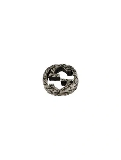 Pre-owned Gucci Interlocking G Single Stud Earring In Multi