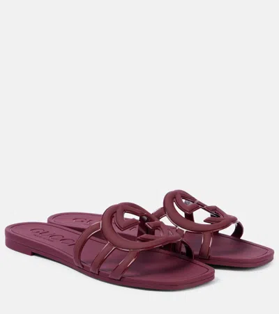 GUCCI INTERLOCKING G SLIDES
