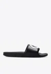 Gucci Interlocking G Sandals In Black