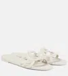 Gucci Interlocking G Rubber Sandal In White
