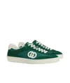 Gucci G75 Suede And Canvas Sneakers In Blue