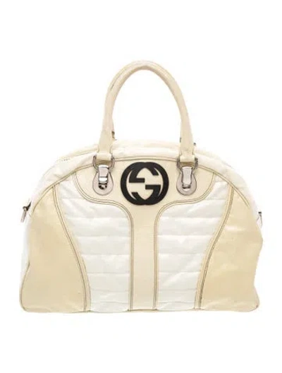 Pre-owned Gucci Interlocking G Snow Glam In Yellow