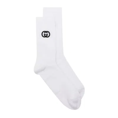 Gucci Interlocking G Socks In Soft Cotton Blend