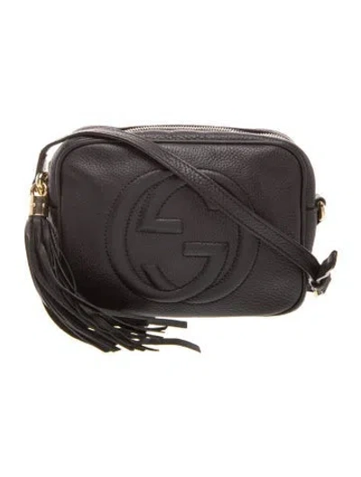 Pre-owned Gucci Interlocking G Soho Disco In Black