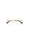 Gucci Interlocking G Square-frame Glasses In Nude