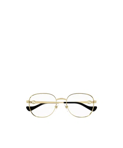 GUCCI GUCCI EYEWEAR ROUND-FRAME GLASSES