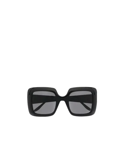 Gucci Interlocking G Square-frame Sunglasses In Black