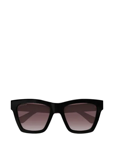 Gucci Interlocking G Square-frame Sunglasses In Multi