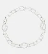 Gucci Interlocking G Sterling Silver Bracelet In Silver