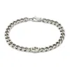 Gucci Interlocking Bracelet In Silver