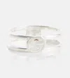 Gucci Interlocking G Sterling Silver Ring In Silver