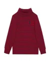 Gucci Interlocking G Striped Jumper In Red
